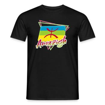 Amazigh - Men's T-Shirt - black - Front - AI Model Male 178 light (178cm)