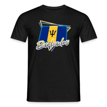 Barbados - Männer T-Shirt - Schwarz - Vorne - AI Model Male 178 light (178cm)