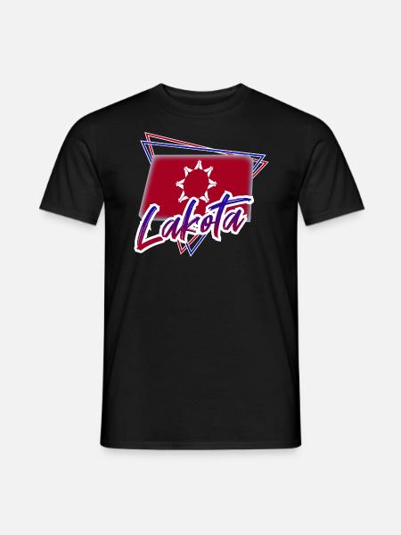Lakota - Männer T-Shirt - Schwarz