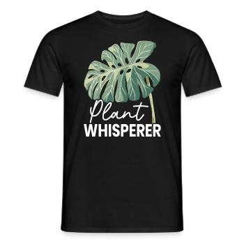 Plant Whisperer Agriculture Farmer - Men's T-Shirt - black - Front - AI Model Male 178 light (178cm)