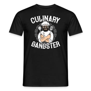 Kulinarisches Gangsterkoch Meisterkoch Hutkoch Koch - Männer T-Shirt - Schwarz - Vorne - AI Model Male 178 light (178cm)