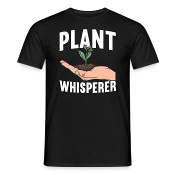 Plant Whisperer Agriculture Farmer Farming - Men's T-Shirt - black - Front - AI Model Male 178 light (178cm)
