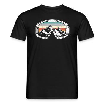 Snowboard Snowboarder Snowboard Sports d’hiver - T-shirt homme - noir - Devant - AI Model Male 178 light (178cm)