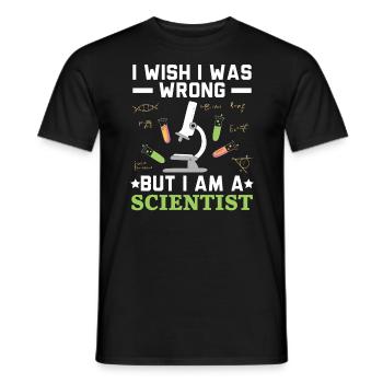 Science Lover Professeur de biologie Scientifique Chimie - T-shirt homme - noir - Devant - AI Model Male 178 light (178cm)