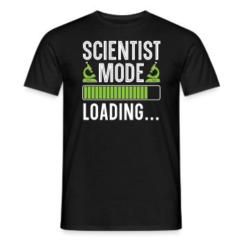 Science Mode Loading Scientist Biology Chemistry - Men's T-Shirt - black - Front - AI Model Male 178 light (178cm)