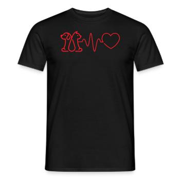 Pet Whisperer Animal Doctor Vet Veterinarian - Men's T-Shirt - black - Front - AI Model Male 178 light (178cm)