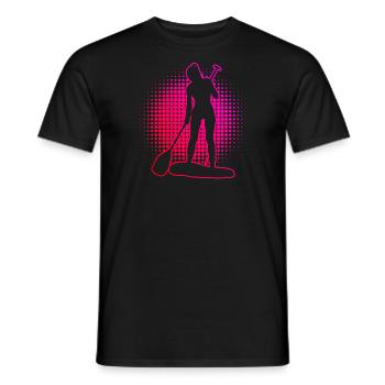 Standup Paddle Sup Femme Standup Paddle - T-shirt homme - noir - Devant - AI Model Male 178 light (178cm)