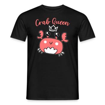 Crab Queen Crabulous Crabby Crab Whisperer - Men's T-Shirt - black - Front - AI Model Male 178 light (178cm)
