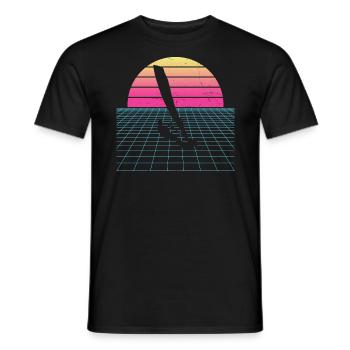 Windsurf Women Surfing Windsurfer Men Surfer - Men's T-Shirt - black - Front - AI Model Male 178 light (178cm)