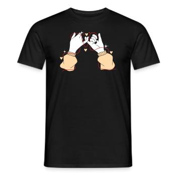 Best Friend Forever Friendship Bestie BFF Squad - Men's T-Shirt - black - Front - AI Model Male 178 light (178cm)