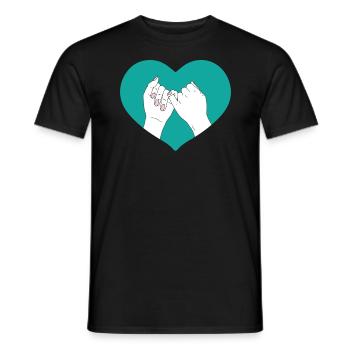 Best Friend Forever Friendship Bestie BFF Squad - Men's T-Shirt - black - Front - AI Model Male 178 light (178cm)
