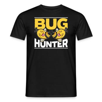 Bug Hunter Entomology Insect Catching Ladybug - Men's T-Shirt - black - Front - AI Model Male 178 light (178cm)