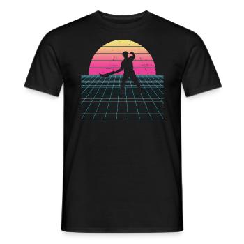 Pelota Basque Pelota Pelota vasca Damen Herren - Männer T-Shirt - Schwarz - Vorne - AI Model Male 178 light (178cm)