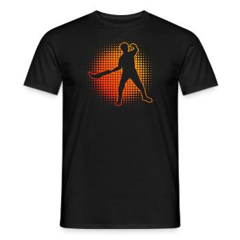 Femmes Hommes Basque Pelote Jai Alai Pelota - T-shirt homme - noir - Devant - AI Model Male 178 light (178cm)