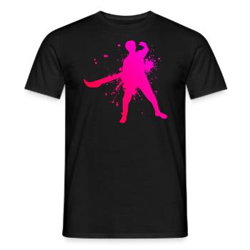 Jai Alai Hommes Femmes Pelote vasca Pelote Basque - T-shirt homme - noir - Devant - AI Model Male 178 light (178cm)