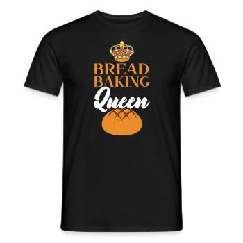 Brot Making Queen Baking Baker Bake Bakery Brot - Männer T-Shirt - Schwarz - Vorne - AI Model Male 178 light (178cm)