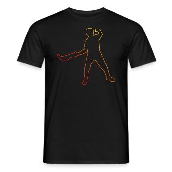Pelote Pelota vasca Femmes Basque Pelote Hommes - T-shirt homme - noir - Devant - AI Model Male 178 light (178cm)