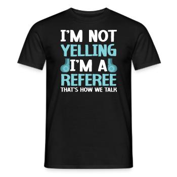 5 Minuten für Fighting Referee Game Official MMA - Männer T-Shirt - Schwarz - Vorne - AI Model Male 178 light (178cm)