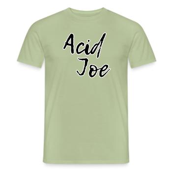 Acid Joe - Men's T-Shirt - sage - Front - AI Model Male 178 light (178cm)