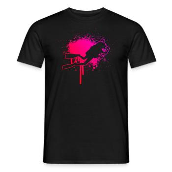 Femmes Scuba Diver Plongée Hommes Plongée - T-shirt homme - noir - Devant - AI Model Male 178 light (178cm)