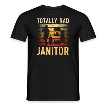Total Rad Hausmeister Hausmeisterin Hüterin - Männer T-Shirt - Schwarz - Vorne - AI Model Male 178 light (178cm)