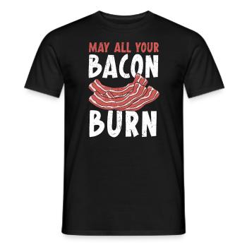 Mögen alle Ihre Speck verbrennen Fleisch Liebhaber Ketogene Diät - Männer T-Shirt - Schwarz - Vorne - AI Model Male 178 light (178cm)