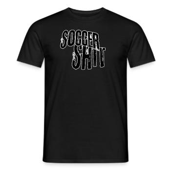 Merde de football - T-shirt homme - noir - Devant - AI Model Male 178 light (178cm)