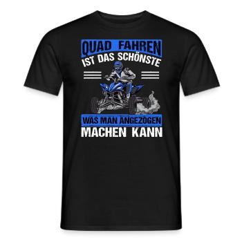Quadfahrer Quad fahren ist das Schönste - Männer T-Shirt - Schwarz - Vorne - AI Model Male 178 light (178cm)