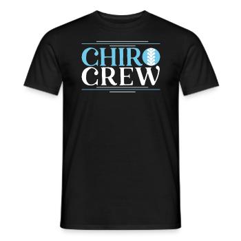Chiro Crew Chiropraktiker Chiropraktik Wirbelsäulenchirurg - Männer T-Shirt - Schwarz - Vorne - AI Model Male 178 light (178cm)