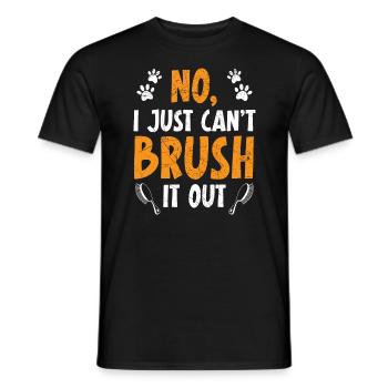 Pet Groomer Animal Stylist Fur Artist Furologist - Men's T-Shirt - black - Front - AI Model Male 178 light (178cm)
