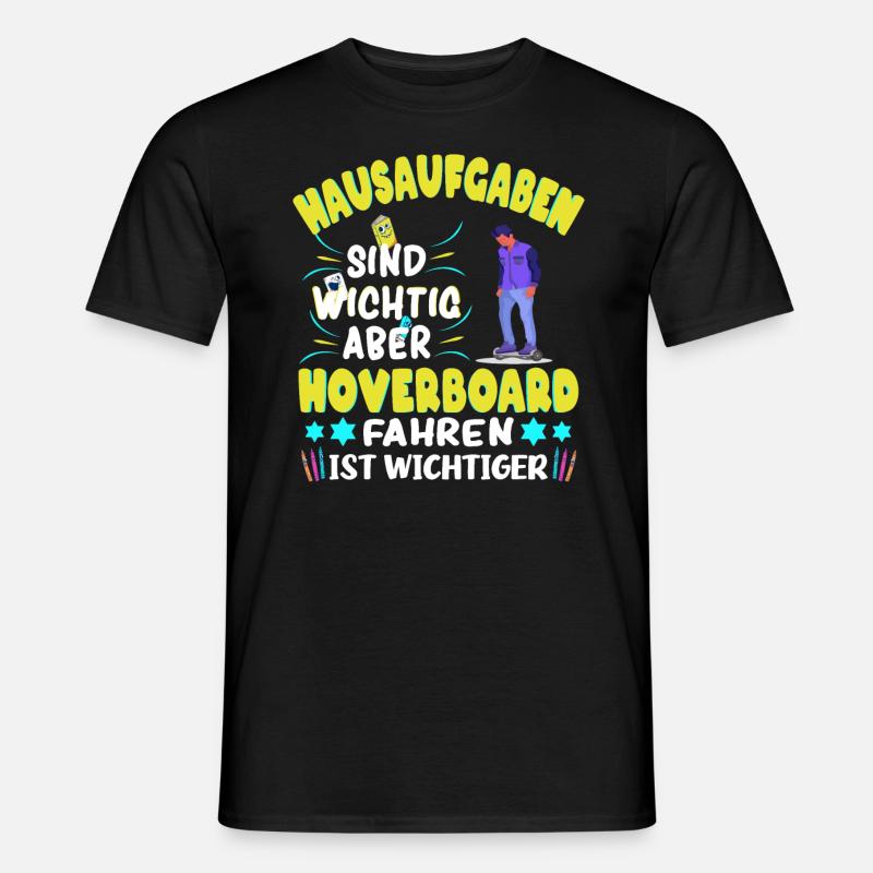 Hoverboarder Hoverboard fahren - Männer T-Shirt - Schwarz