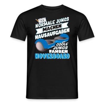 Hoverboard Coole Jungs fahren Hoverboard - Männer T-Shirt - Schwarz - Vorne - AI Model Male 178 light (178cm)