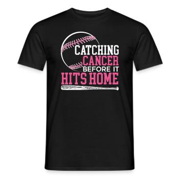 Attraper le cancer avant qu’il ne frappe le cancer du sein à la maison - T-shirt homme - noir - Devant - AI Model Male 178 light (178cm)