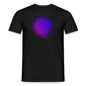 Kitesurfing Kitesurfen Kite Kitesurf Kitesurfer - Men's T-Shirt - black - Front - AI Model Male 178 light (178cm)