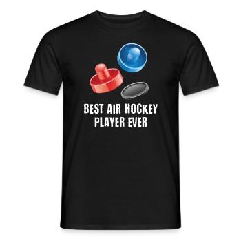 Meilleur joueur d’air hockey airhockey - T-shirt homme - noir - Devant - AI Model Male 178 light (178cm)
