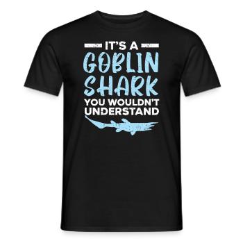 It's A Goblin Shark Thing You Wouldn't Understand - Men's T-Shirt - black - Front - AI Model Male 178 light (178cm)