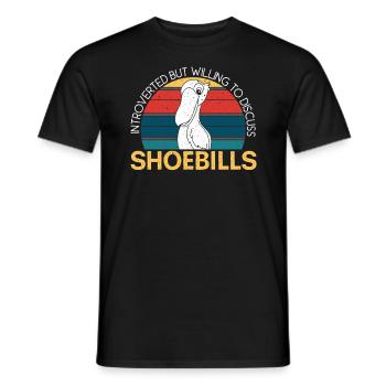 Spuk in Ihren Träumen Schuhschnabel Stork Vogel Walkopf - Männer T-Shirt - Schwarz - Vorne - AI Model Male 178 light (178cm)