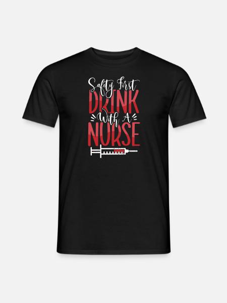 Szpital Pielęgniarki - T-shirt herr - svart