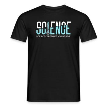 Chimie Science Physique Recherche Nerd Humour - T-shirt homme - noir - Devant - AI Model Male 178 light (178cm)