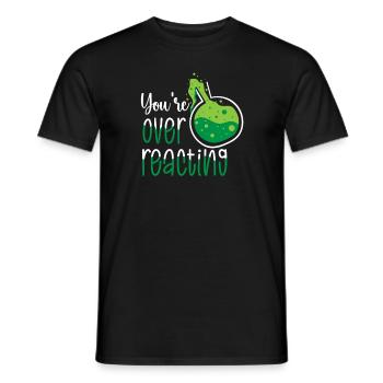 Chimie Science Physique Recherche Nerd Humour - T-shirt homme - noir - Devant - AI Model Male 178 light (178cm)