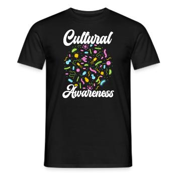 Sensibilisation culturelle Science Microbiologie Scientifique - T-shirt homme - noir - Devant - AI Model Male 178 light (178cm)