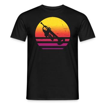 Trompeter Trompeten Spieler Herren Damen - Männer T-Shirt - Schwarz - Vorne - AI Model Male 178 light (178cm)