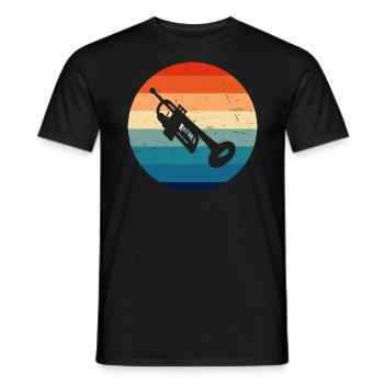 Trompete Trumpet Player Herren Trompeter - Männer T-Shirt - Schwarz - Vorne - AI Model Male 178 light (178cm)