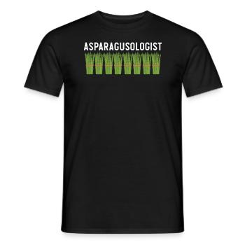 Spargelforscher Spargelliebhaber Veganes Gemüse - Männer T-Shirt - Schwarz - Vorne - AI Model Male 178 light (178cm)