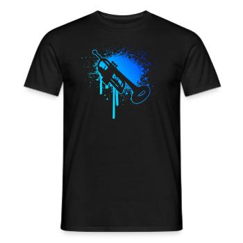 Women's Trumpet Player Trumpet Trumpet Playing - Men's T-Shirt - black - Front - AI Model Male 178 light (178cm)
