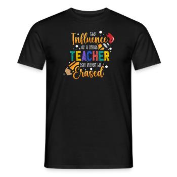 Les enseignants présentent le cours de formation des enseignants école d’enseignants - T-shirt homme - noir - Devant - AI Model Male 178 light (178cm)