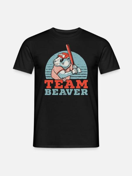 Équipe Beaver Whisperer Wildlife Animal Rongeur - T-shirt homme - noir