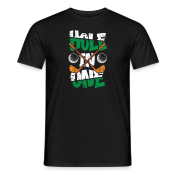 Golf Golfeur Présent Golf Player Golf Club Golf Ball - T-shirt homme - noir - Devant - AI Model Male 178 light (178cm)