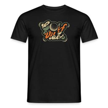 Golf Golfeur Présent Golf Player Golf Club Golf Ball - T-shirt homme - noir - Devant - AI Model Male 178 light (178cm)