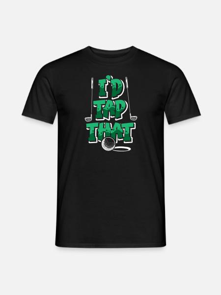 Golf Golfer Present Golf Player Golf Club Golf Ball - Men's T-Shirt - black